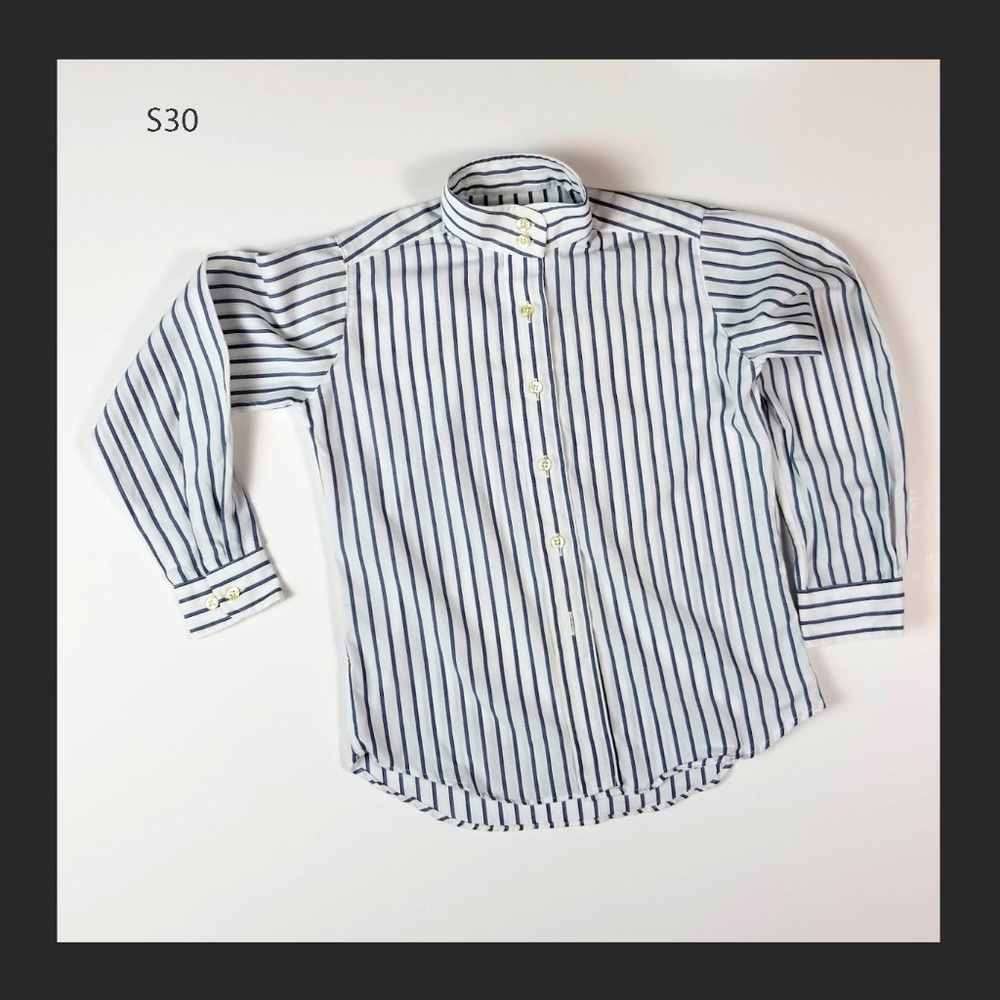 Chelsea Blue stripe show shirt size 6